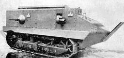 French Schneider CA.1, built on Holt-type chassis