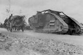 Photo from WW2, of a Mk V used in combat, or at least one that the Russians TRIED to use in Combat